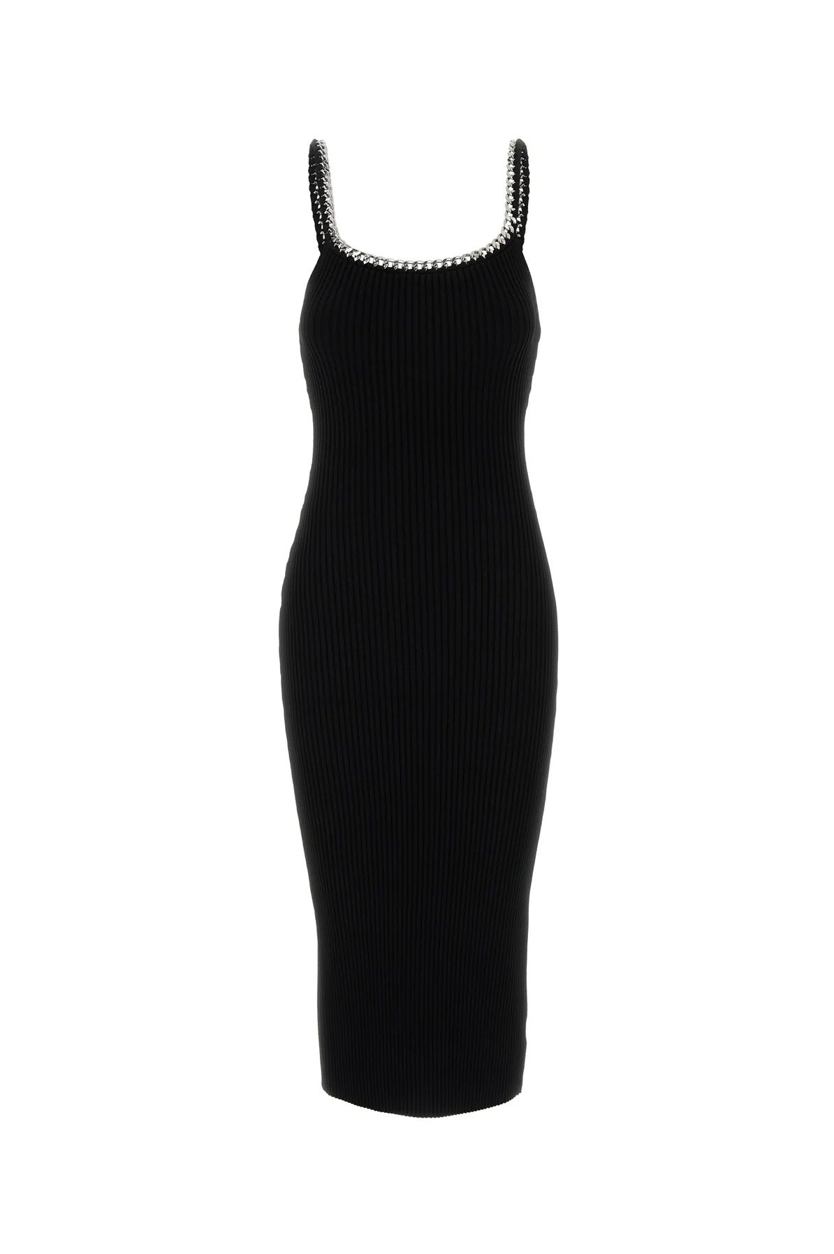 MICHAEL KORS CHAIN RIPPED STRETCH KNIT MIDI ΦΟΡΕΜΑ