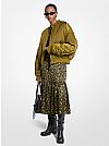 MICHAEL KORS SATIN CIRE BOMBER ΜΠΟΥΦΑΝ