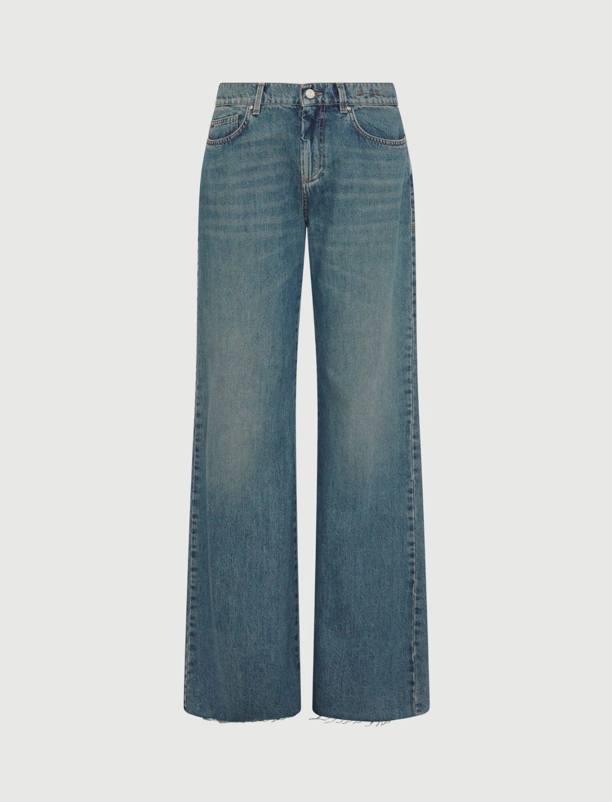 MARELLA WLEG LOW-RISE WIDE-LEG JEANS 
