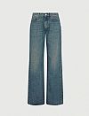 MARELLA WLEG LOW-RISE WIDE-LEG JEANS 