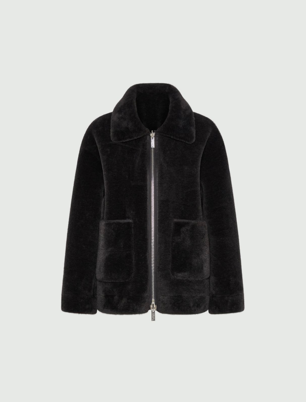 MARELLA MONOCHROME FRESA REVERSIBLE COCOON-FIT JACKET