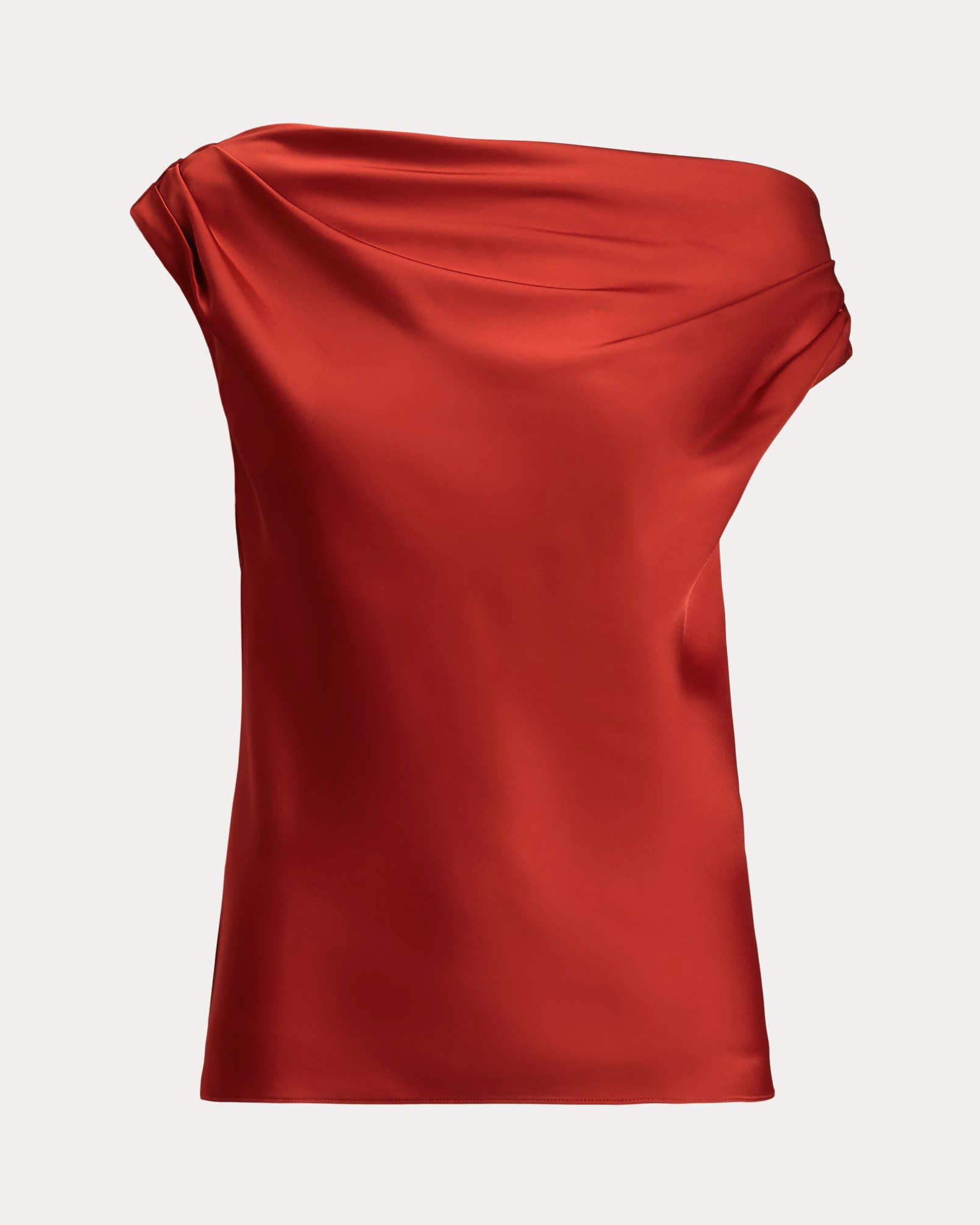 LAUREN RALPH LAUREN SATIN CHARMEUSE OFF-THE-SHOULDER ΜΠΛΟΥΖΑ