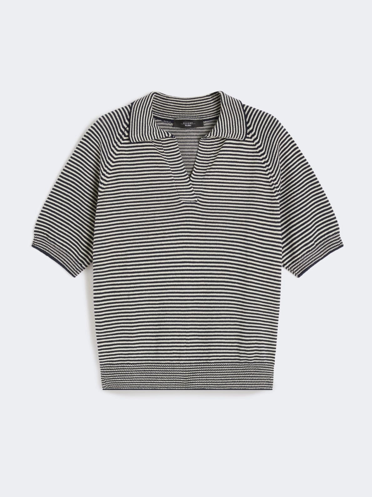 WEEKEND MAX MARA JUNIOR COTTON YARN POLO ΠΛΕΚΤΟ