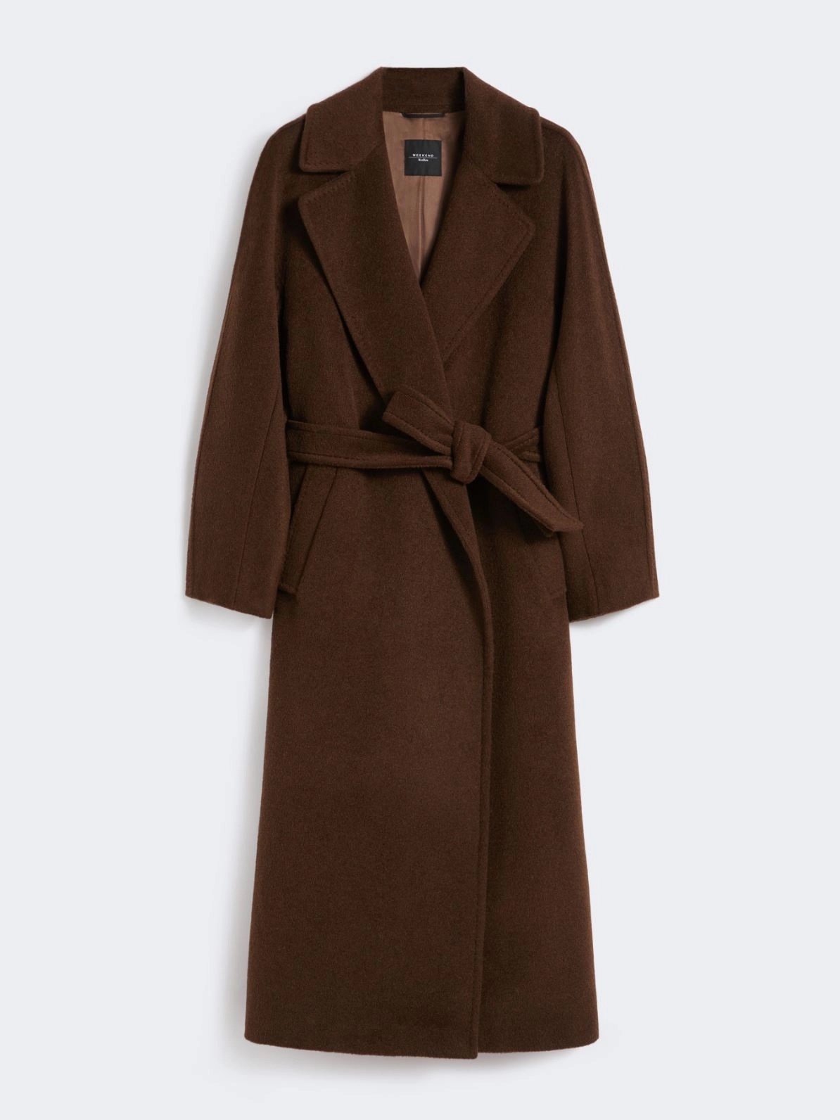 WEEKEND MAX MARA TEMPERA LONG WOOL AND ALPACA ΠΑΛΤΟ