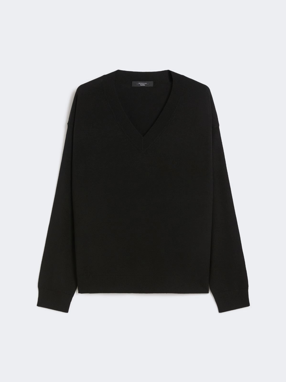 WEEKEND MAX MARA FIOCCHI WOOL AND CASHMERE V-NECK ΠΛΕΚΤΟ