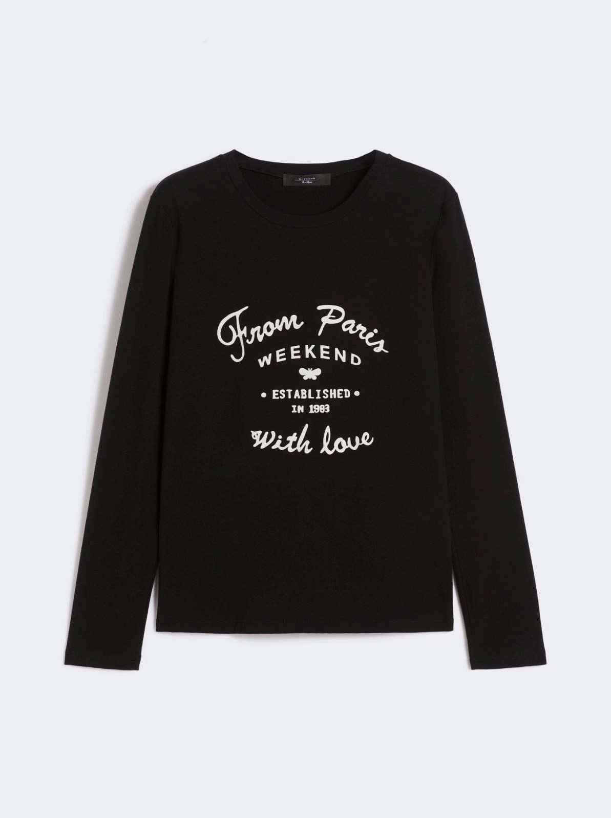 WEEKEND MAX MARA ALIAS STRETCH COTTON JERSEY T-SHIRT