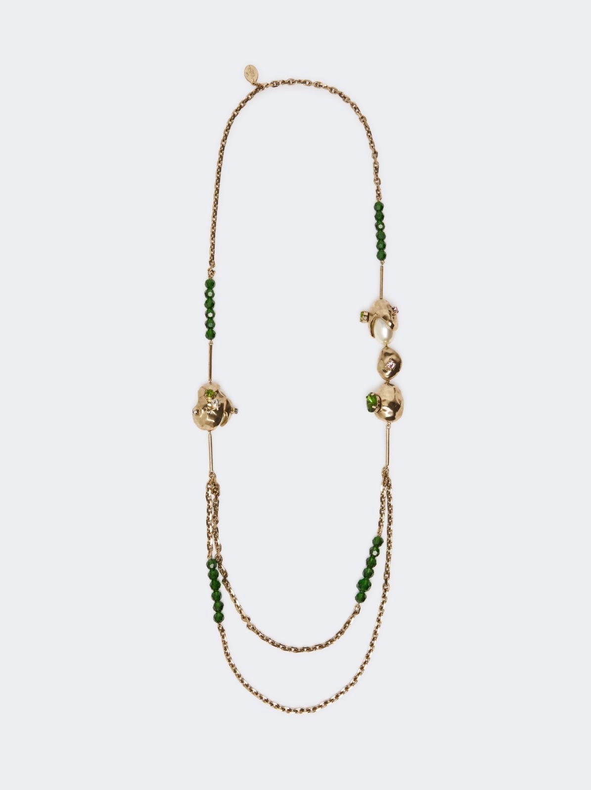 WEEKEND MAX MARA GISELDA  METAL DOUBLE STRAND ΚΟΛΙΕ