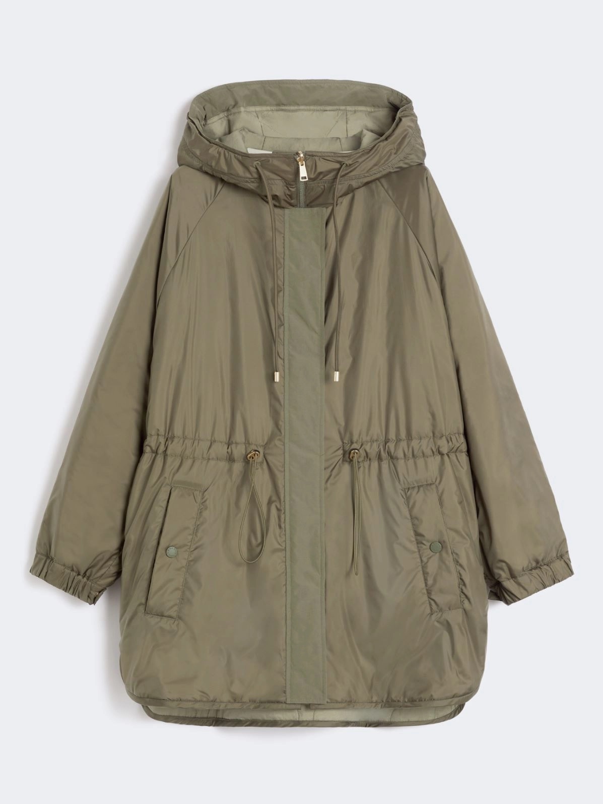 WEEKEND MAX MARA ALCAMO REVERSIBLE WATER REPELLENT CANVAS PARKA