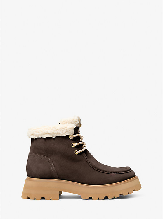 MICHAEL KORS CADE FLEECE LINED SUEDE ANKLE ΜΠΟΤΑΚΙΑ
