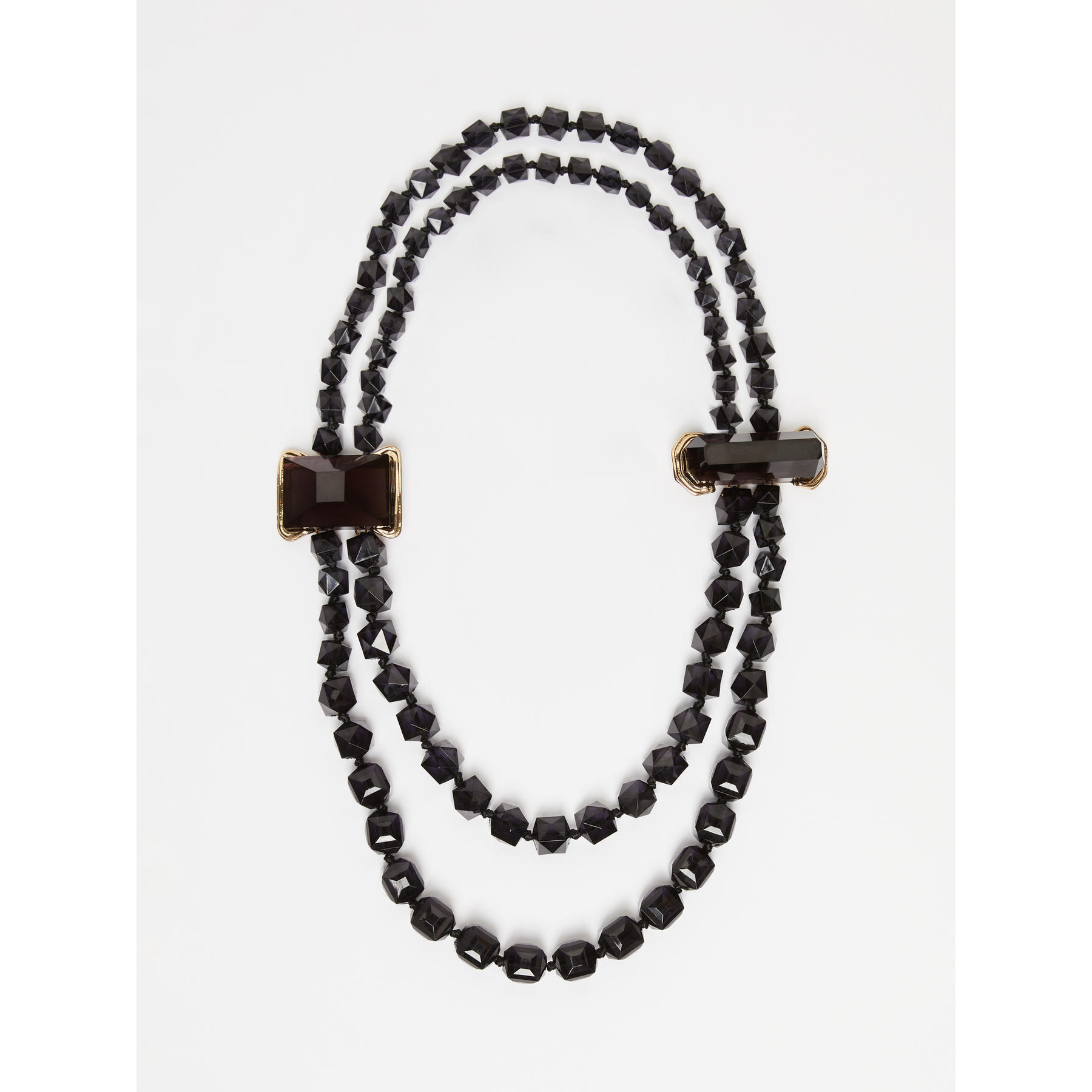 WEEKEND MAX MARA ADAGIO RESIN NECKLACE WITH STONES 