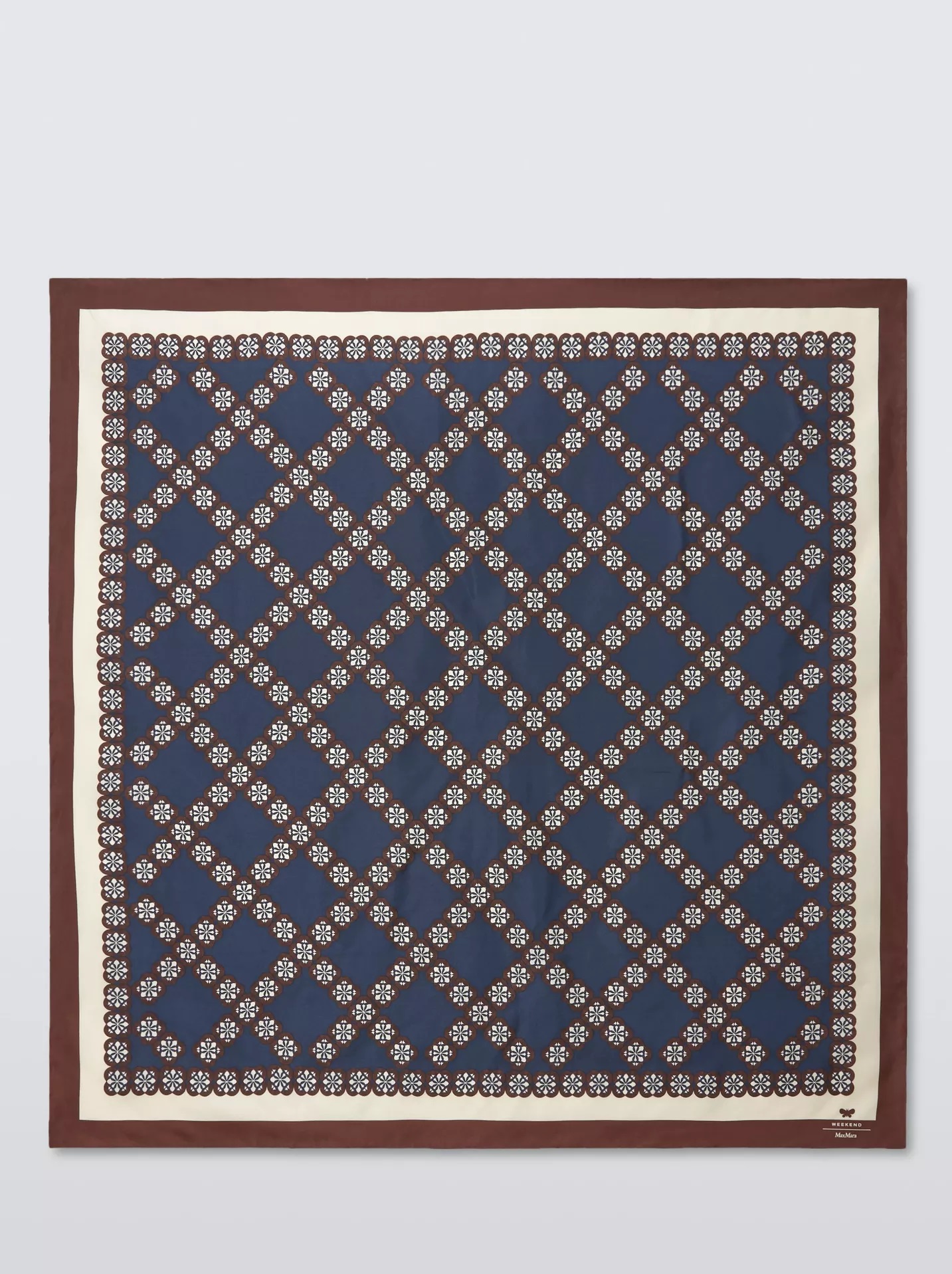 WEEKEND MAX MARA ONESTO PRINTED TWILL POCKET SQUARE ΜΑΝΤΗΛΙ