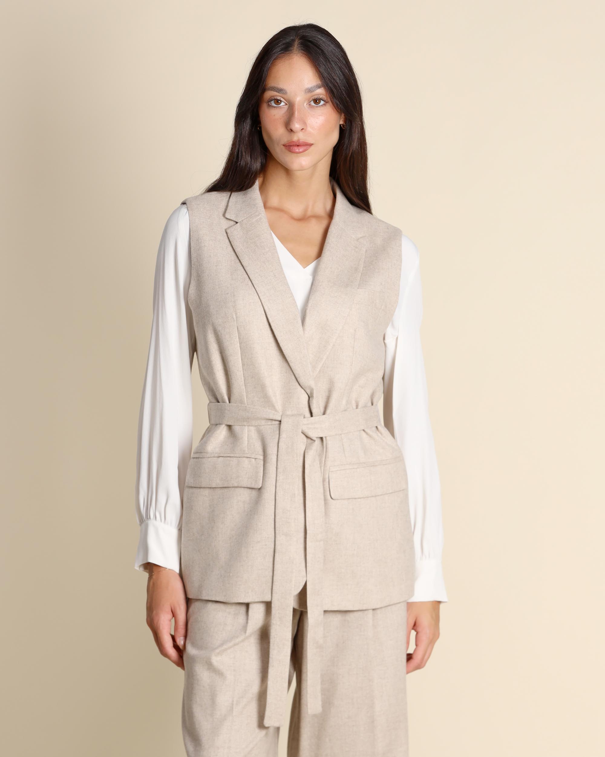 EMME MARELLA URSULA WOOL BETLED ΓΙΛΕΚΟ