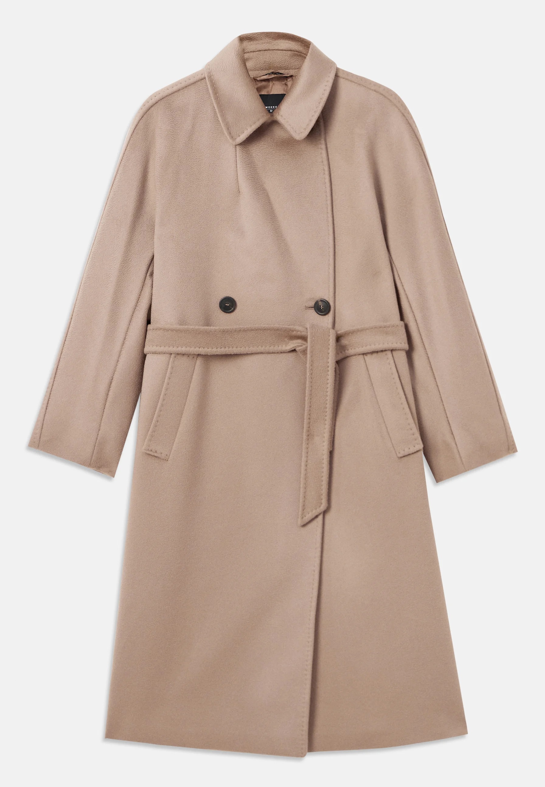 WEEKEND MAX MARA RESINA DOUBLE BREASTED WOOL MIDI ΠΑΛΤΟ