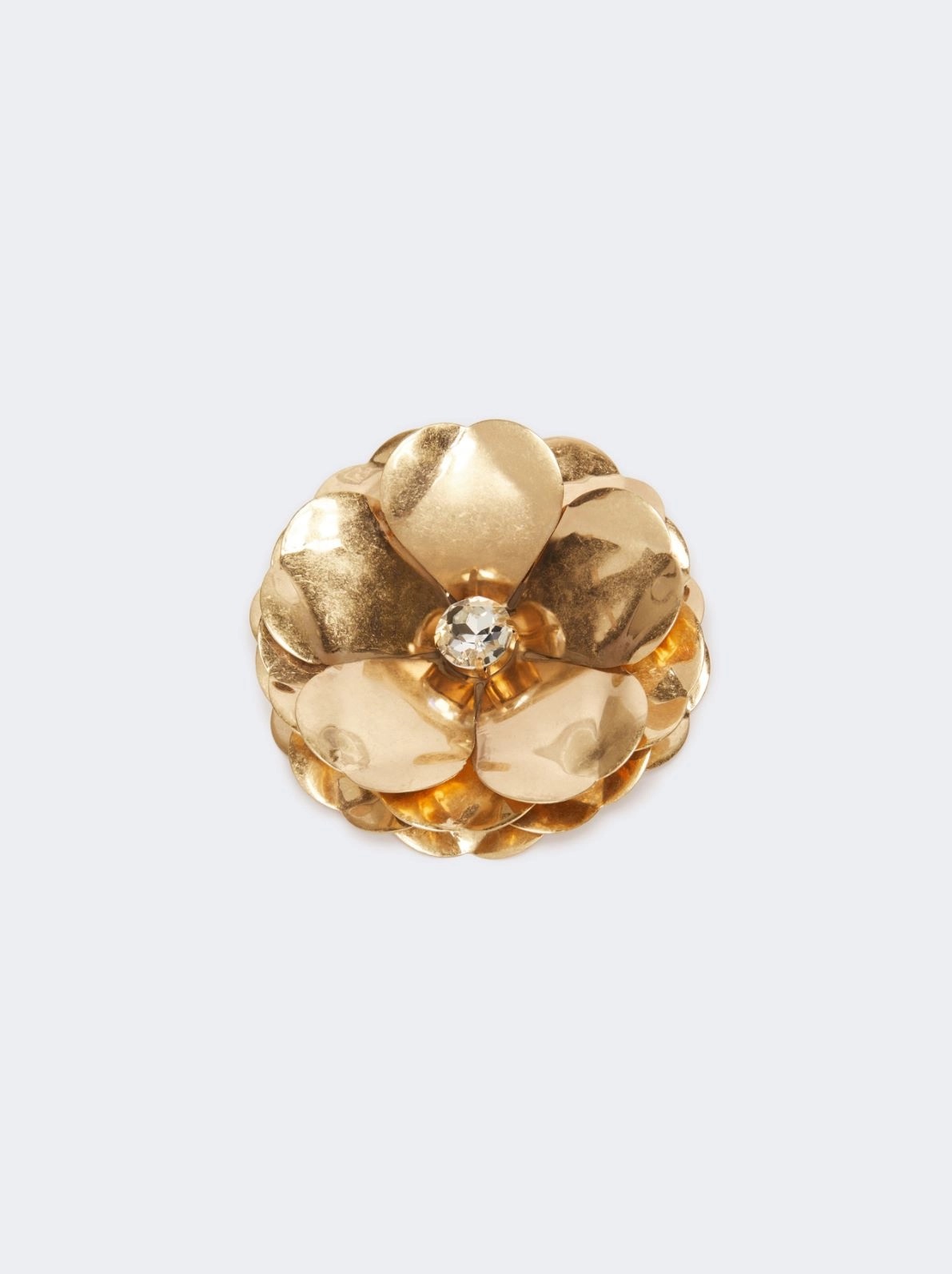 WEEKEND MAX MARA CIVADA METAL FLOWER ΚΑΡΦΙΤΣΑ 