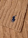 POLO RALPH LAUREN CABLE-KNIT WOOL-CASHMERE ΚΑΣΚΟΛ