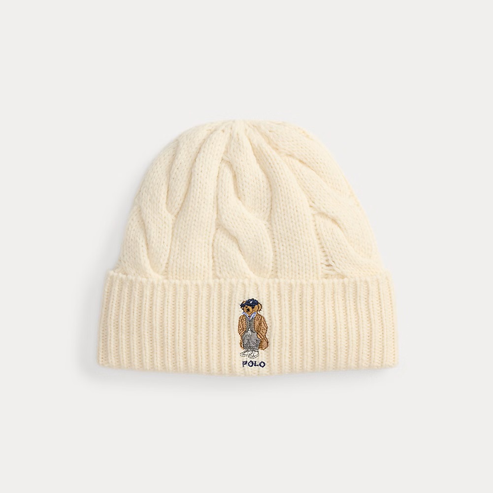 POLO RALPH LAUREN POLO BEAR CABLE WOOL-BLEND ΣΚΟΥΦΟΣ