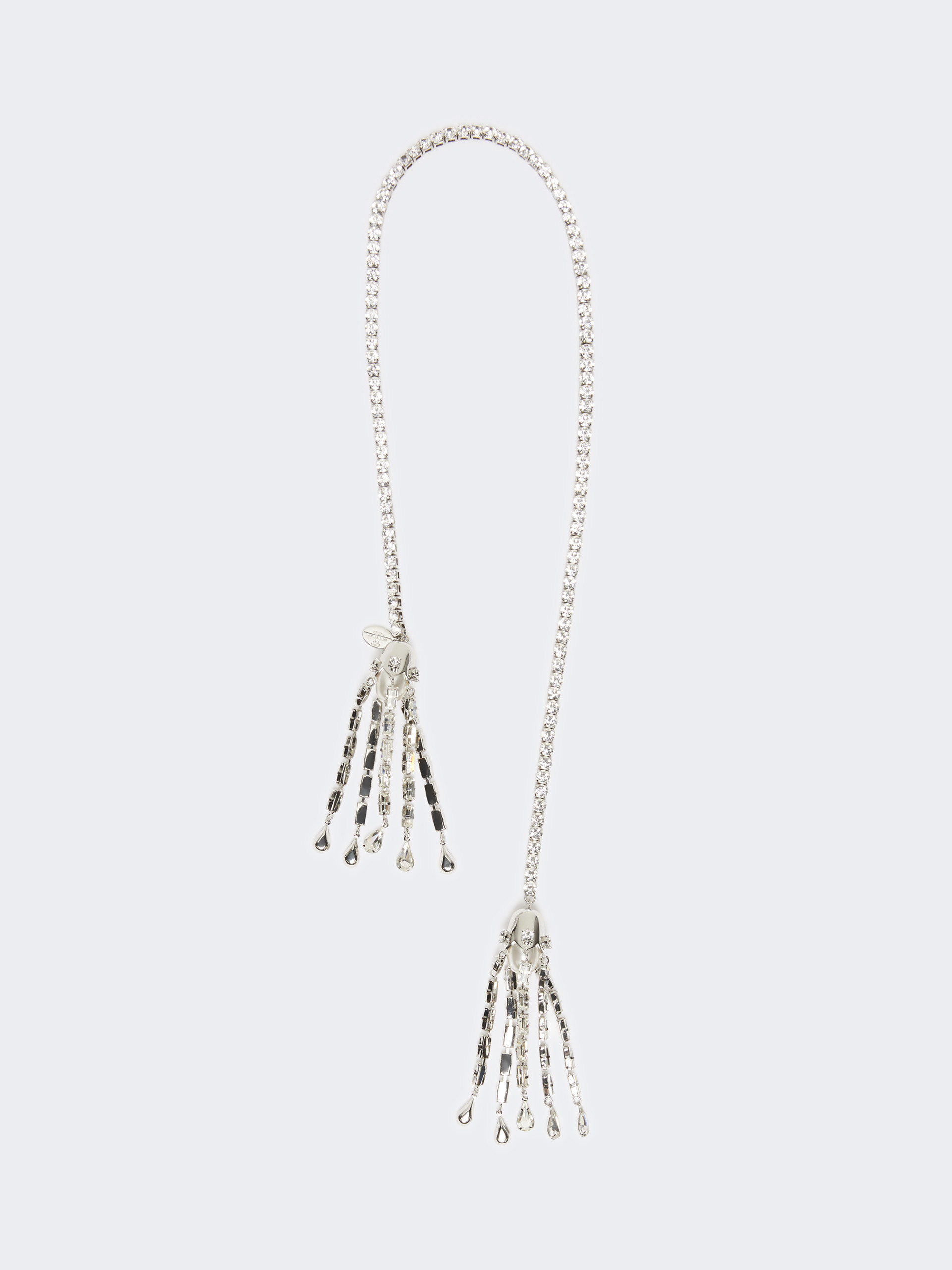 WEEKEND MAX MARA GEMONA TASSEL AND RHINESTONE ΚΟΛΙΕ