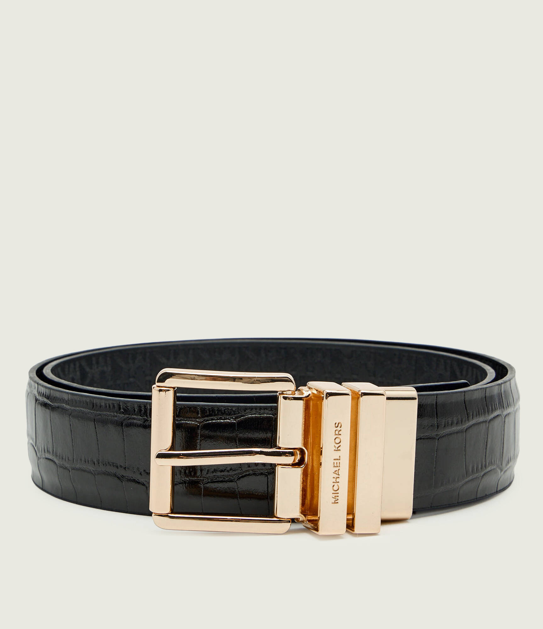 MICHAEL KORS REVERSIBLE LOGO/LEATHER ΖΩΝΗ