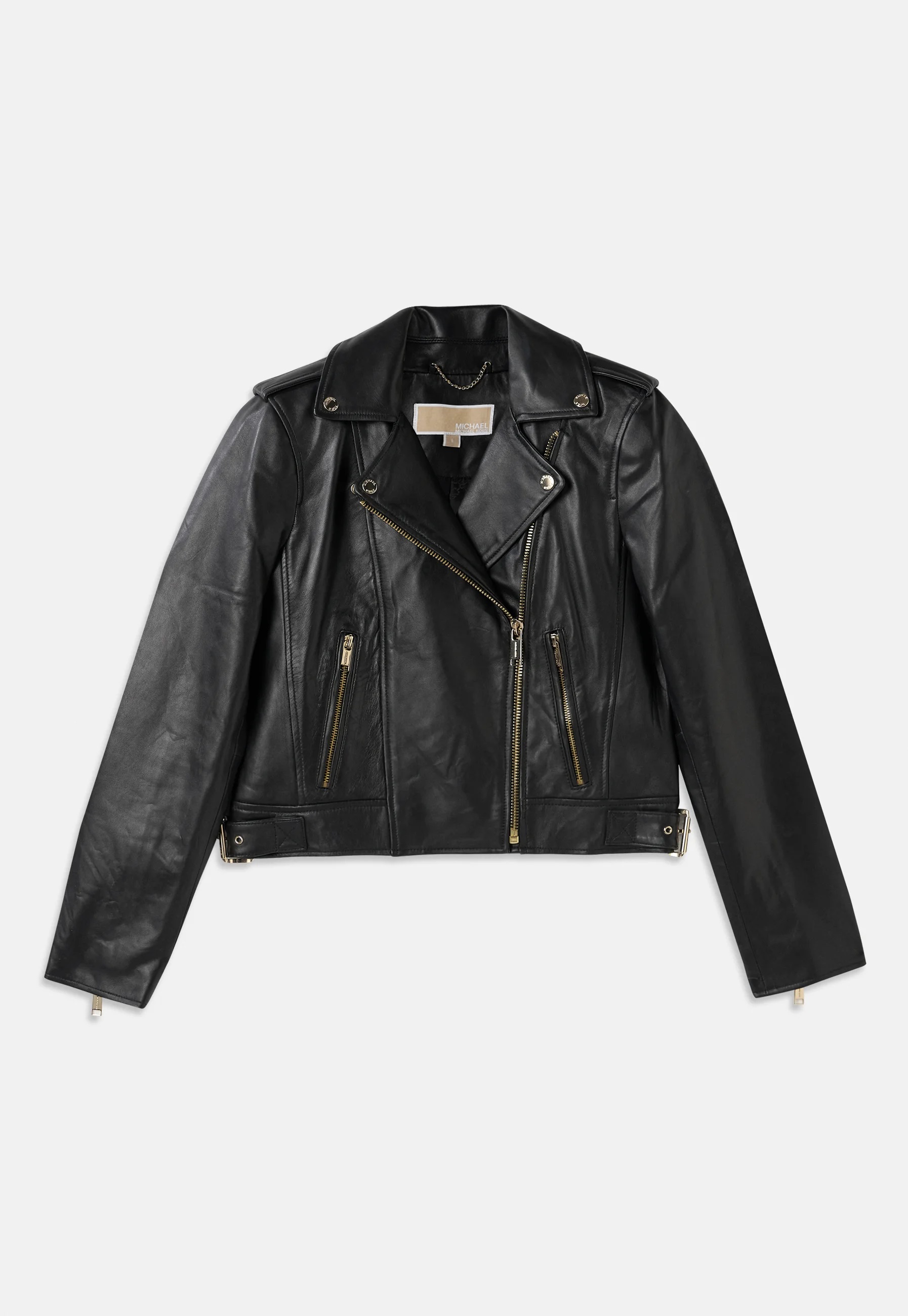 MICHAEL KORS LEATHER BIKER JACKET