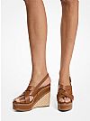 MICHAEL KORS NORA LEATHER WEDGE ΠΕΔΙΛΑ