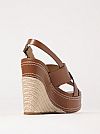MICHAEL KORS NORA LEATHER WEDGE ΠΕΔΙΛΑ