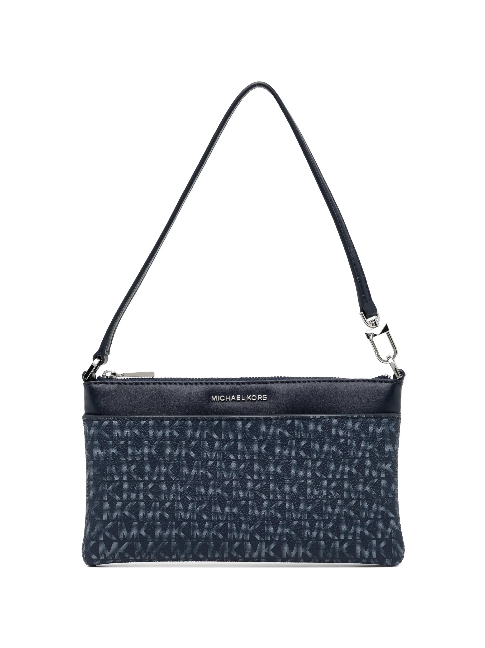 MICHAEL KORS JET SET MEDIUM SINGATURE LOGO CONVERTIBLE WRISTLET