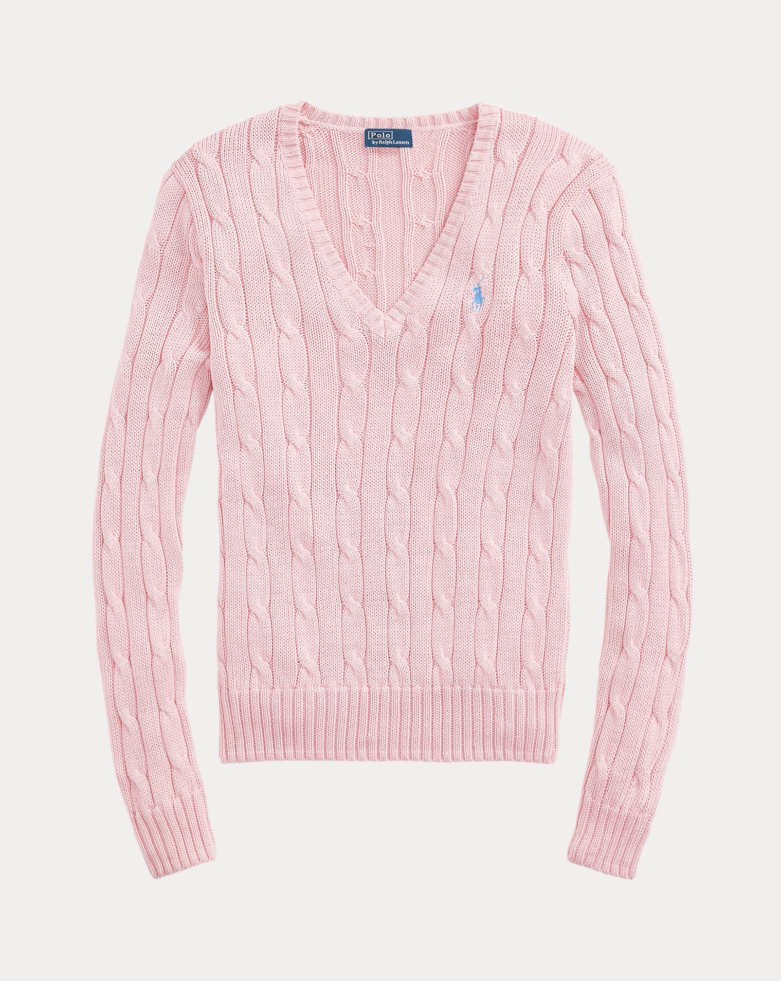 POLO RALPH LAUREN CABLE KNIT COTTON V-NECK ΠΛΕΚΤΟ 