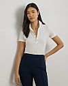 LAUREN RALPH LAUREN PIQUE POLO SHIRT