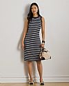 LAUREN RALPH LAUREN STRIPED ΦΟΡΕΜΑ