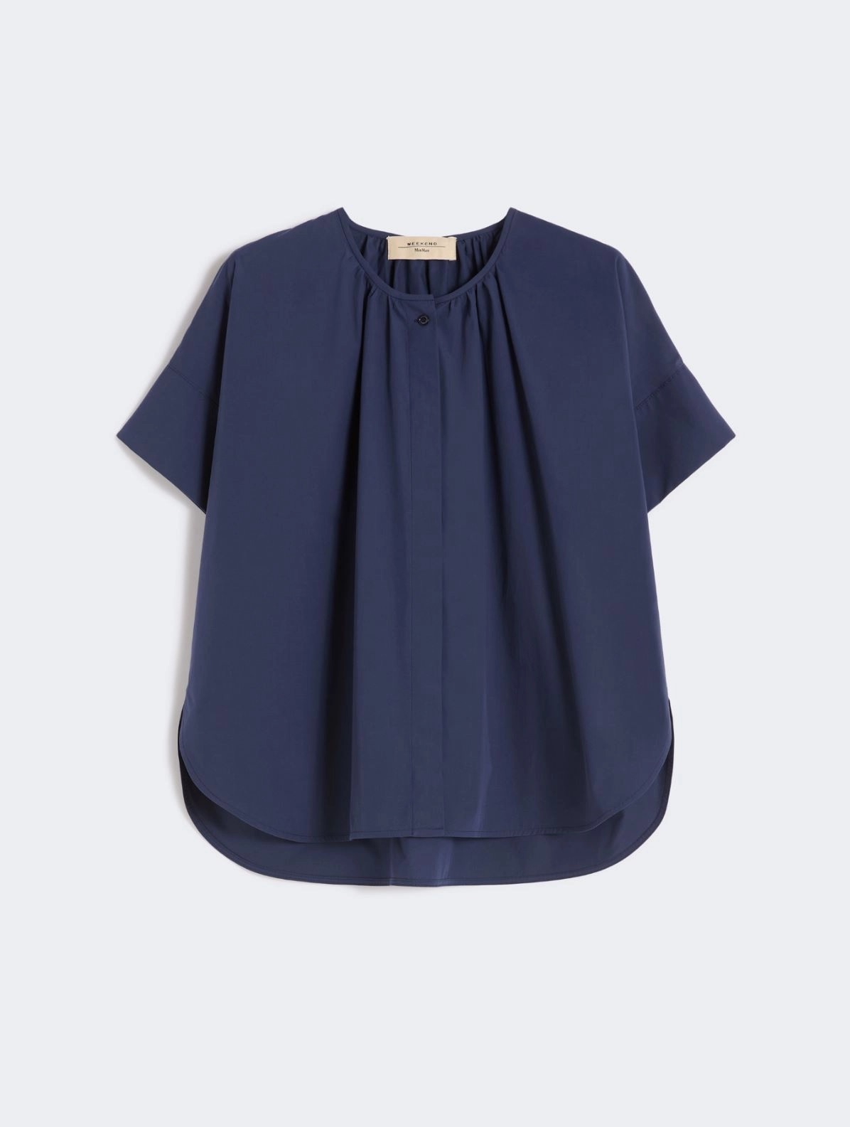 WEEKEND MAX MARA WKDEDUCATA COTTON POPLIN CREW NECK ΠΟΥΚΑΜΙΣΟ