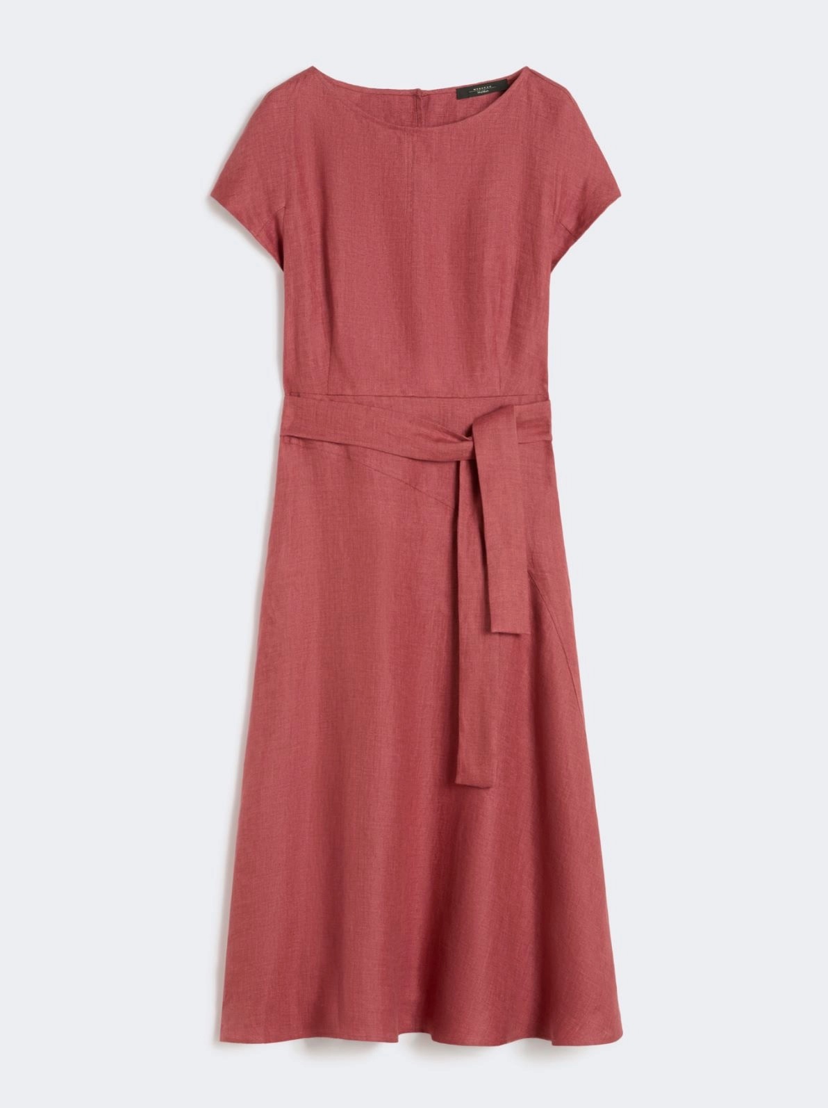 WEEKEND MAX MARA WKDESORDIO LINEN CANVAS MIDI ΦΟΡΕΜΑ