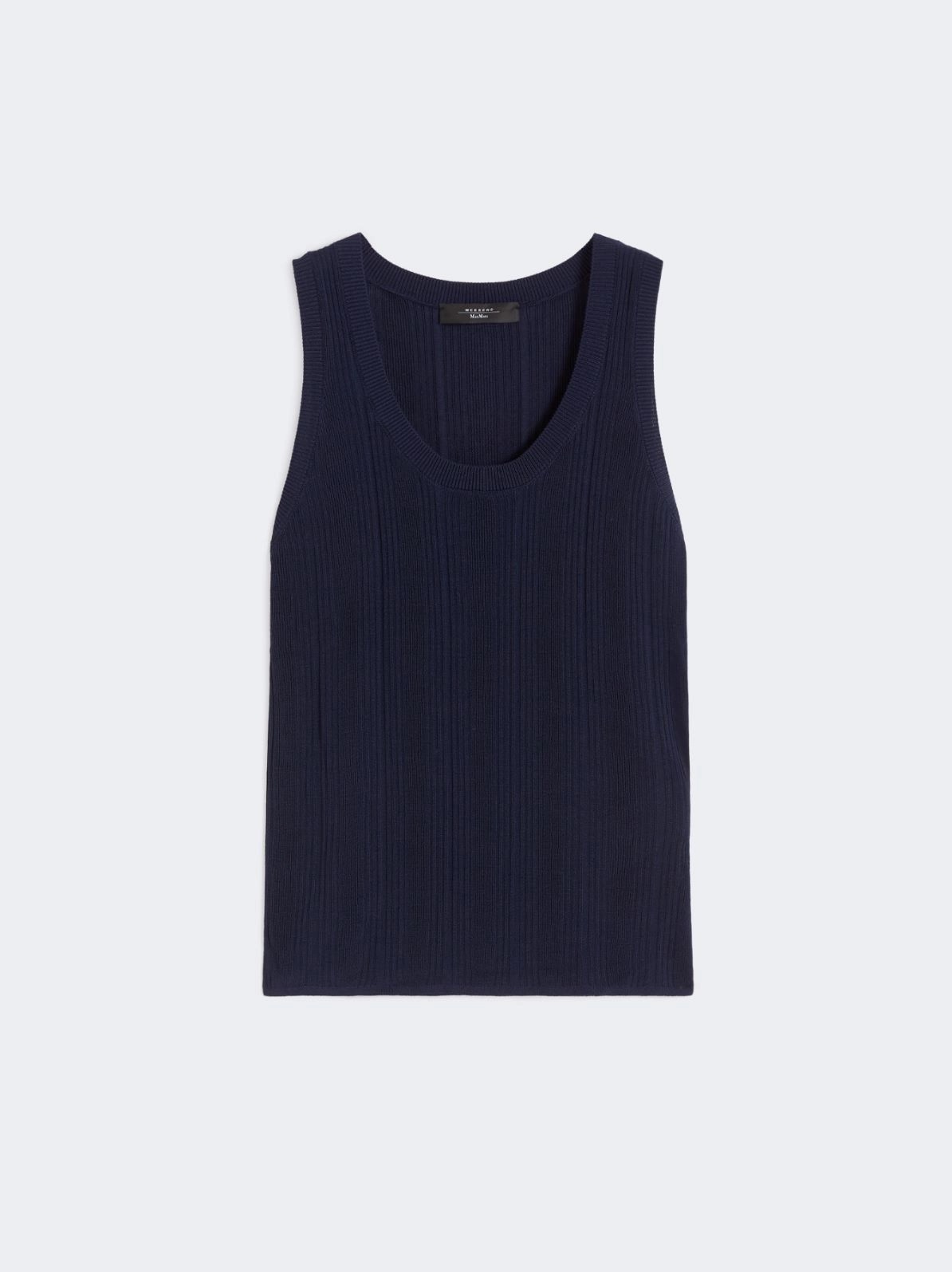 WEEKEND MAX MARA WKDCOSE VISCOSE YARN SLEEVELESS JUMPER