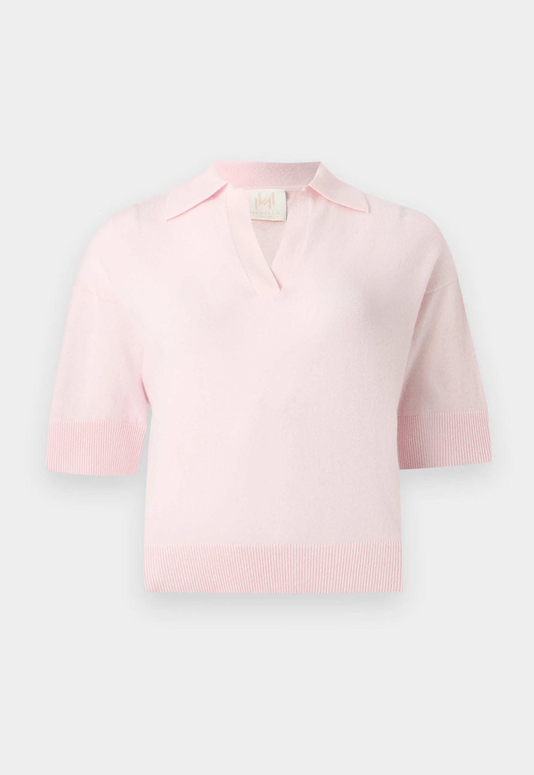 MARELLA MONOCHROME MLMFELTRO CASHMERE BLEND POLO ΠΛΕΚΤΟ