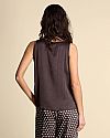 EMME EMMNEMBI SLEEVELESS VISCOSE ACETATE TOP