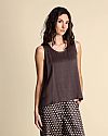 EMME EMMNEMBI SLEEVELESS VISCOSE ACETATE TOP