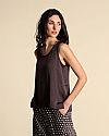 EMME EMMNEMBI SLEEVELESS VISCOSE ACETATE TOP