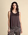 EMME EMMNEMBI SLEEVELESS VISCOSE ACETATE TOP