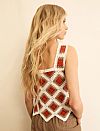 EMME EMMCALADIO SLEEVELESS CROCHET KNIT TOP