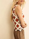 EMME EMMCALADIO SLEEVELESS CROCHET KNIT TOP