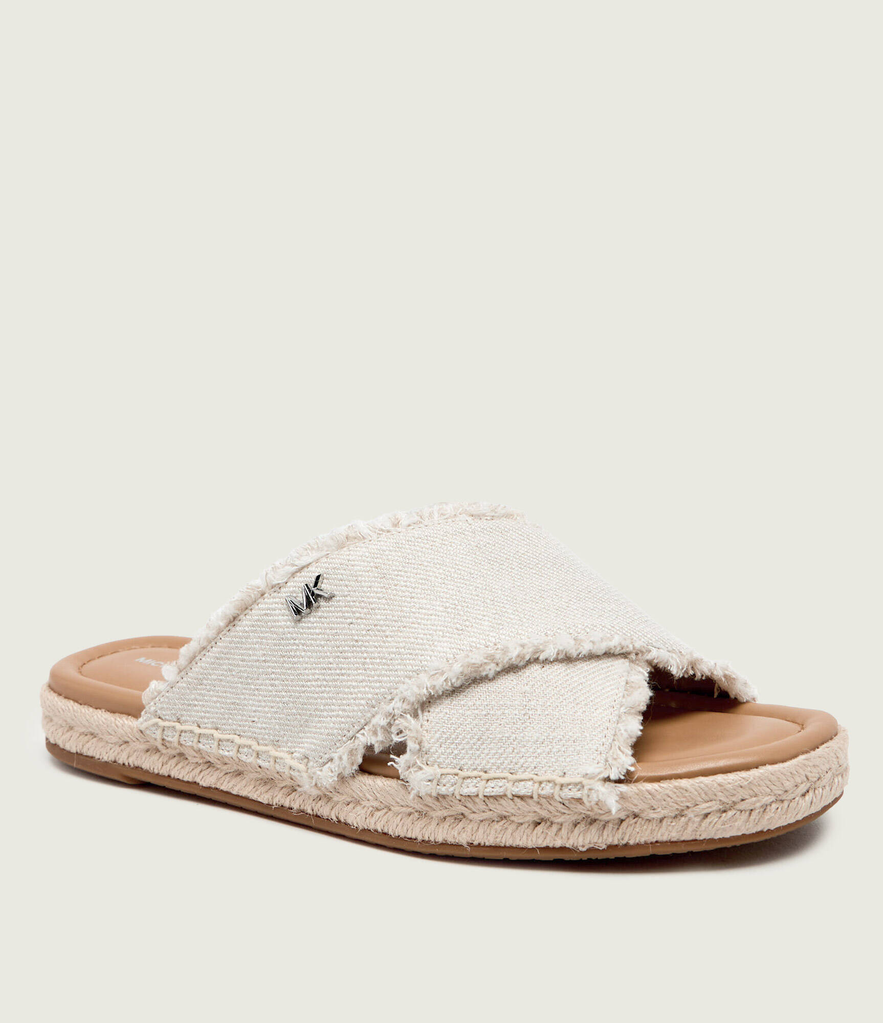MICHAEL KORS KENZIE ESPADRILLE LINEN CANVAS ΠΕΔΙΛΑ 
