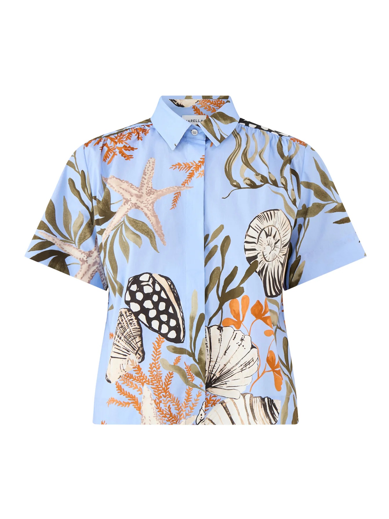 MARELLA MLLFORMOSA POPLIN PRINTED ΠΟΥΚΑΜΙΣΟ