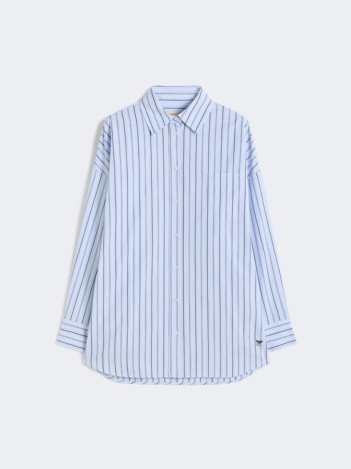 WEEKEND MAX MARA WKDAMOUR OVERSIZED STRIPED COTTON ΠΟΥΚΑΜΙΣΟ 