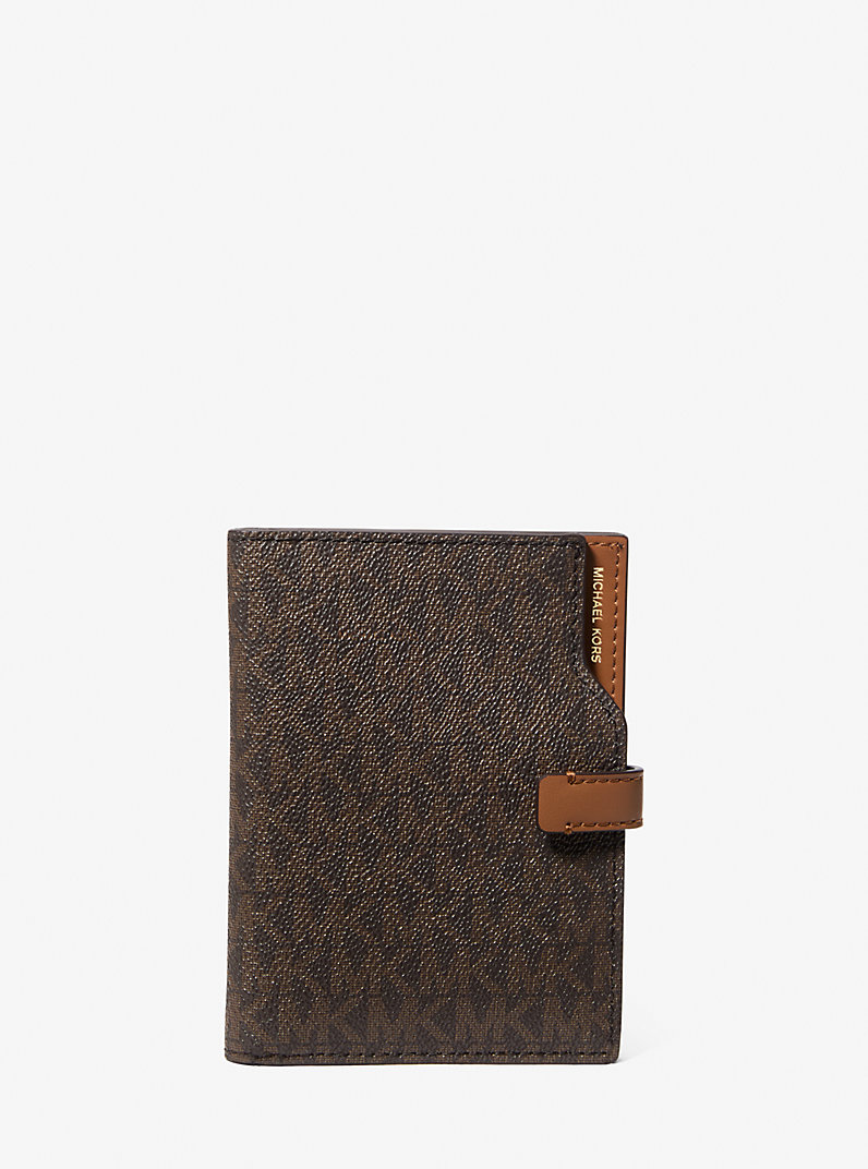 MICHAEL KORS JET SET SIGNATURE LOGO PASSPORT ΠΟΡΤΟΦΟΛΙ