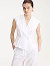 MARELLA MLLBAZAR SLEEVELESS POPLIN TOP