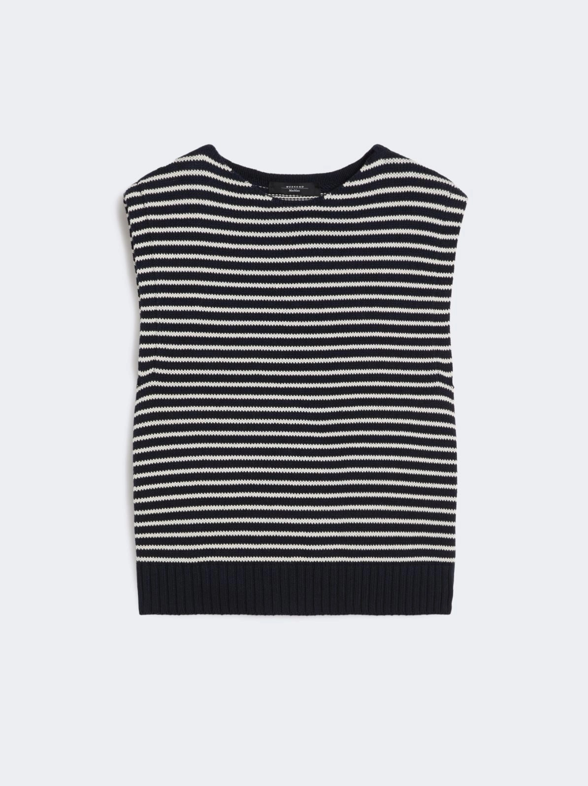 WEEKEND MAX MARA WKDLANDA COTTON YARN GILET