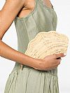 MICHAEL KORS SHELLY RATTAN CLUTCH