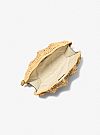 MICHAEL KORS SHELLY RATTAN CLUTCH