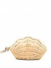 MICHAEL KORS SHELLY RATTAN CLUTCH
