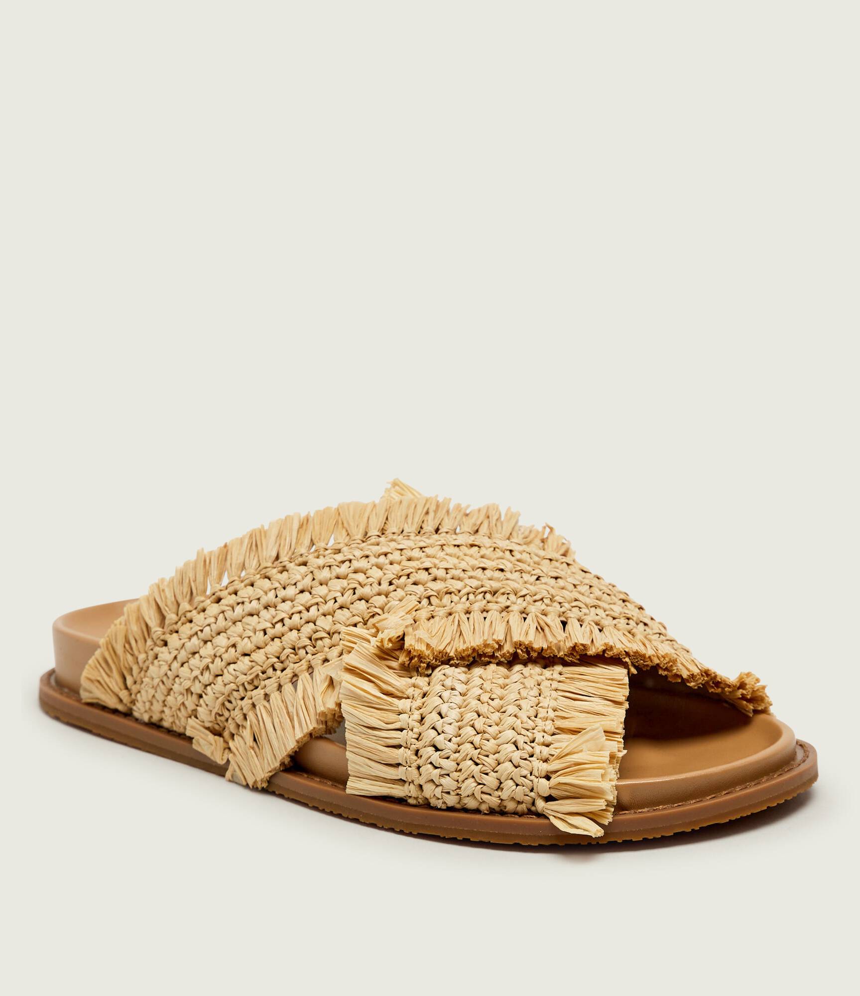 MICHAEL KORS PEYTON FRINGE CROCHETED ΣΑΝΔΑΛΙΑ