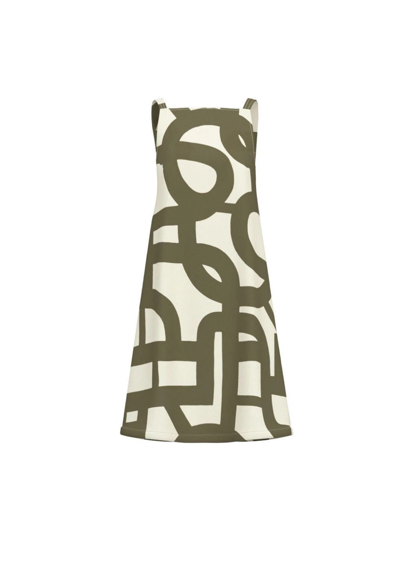 EMME EMMBIAVO PRINTED LINEN AND COTTON CANVAS ΦΟΡΕΜΑ